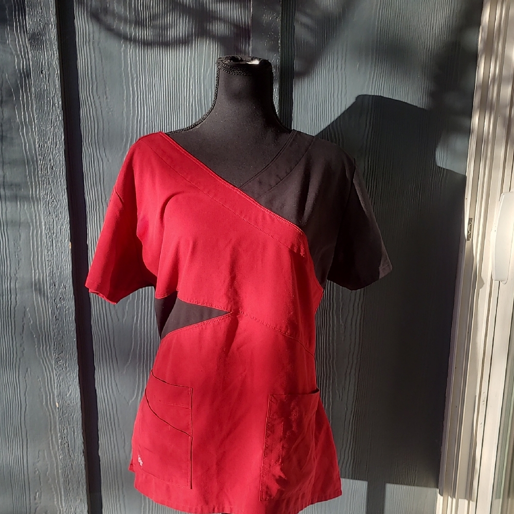 Grey's Anatomy Signature Red and Black Top